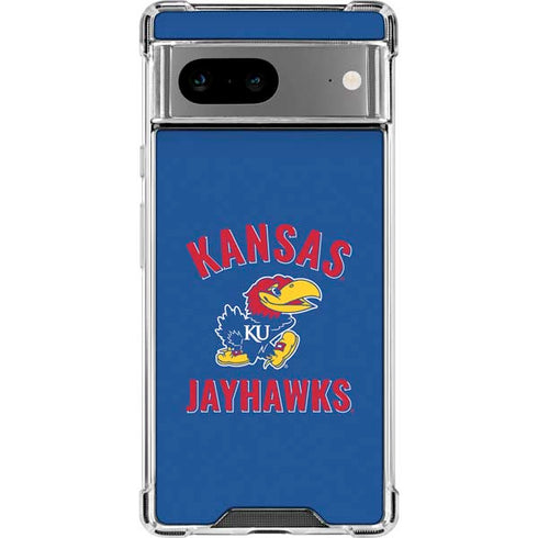 University of Kansas Jayhawks Mascot Google Pixel 7a Clear Case
